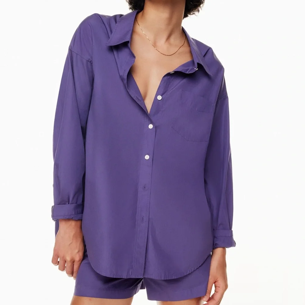 Aritzia Wilfred Free Relaxed Shirt Size Small - Picture 2 of 9